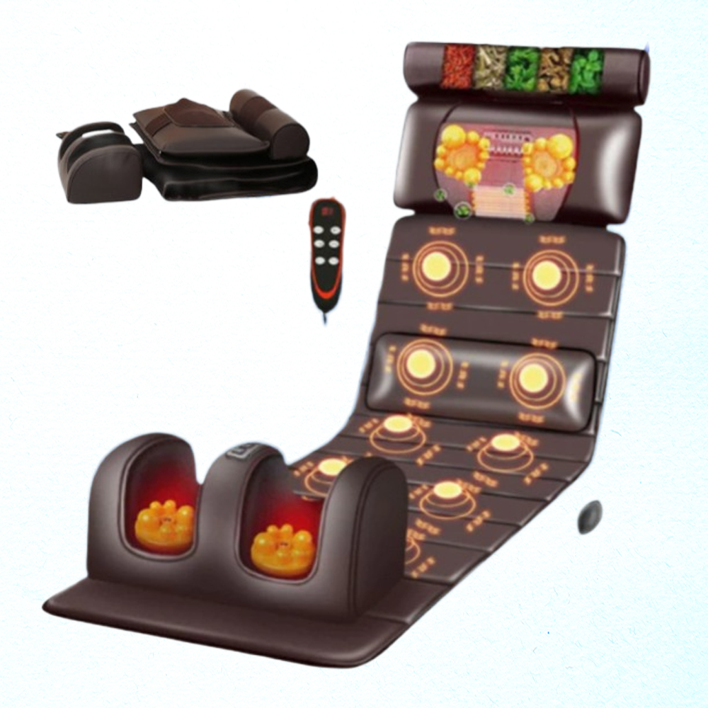 Đệm Massage Toàn Thân Delax TMS01 Giảm Đau Mỏi, Giúp Ngủ Ngon